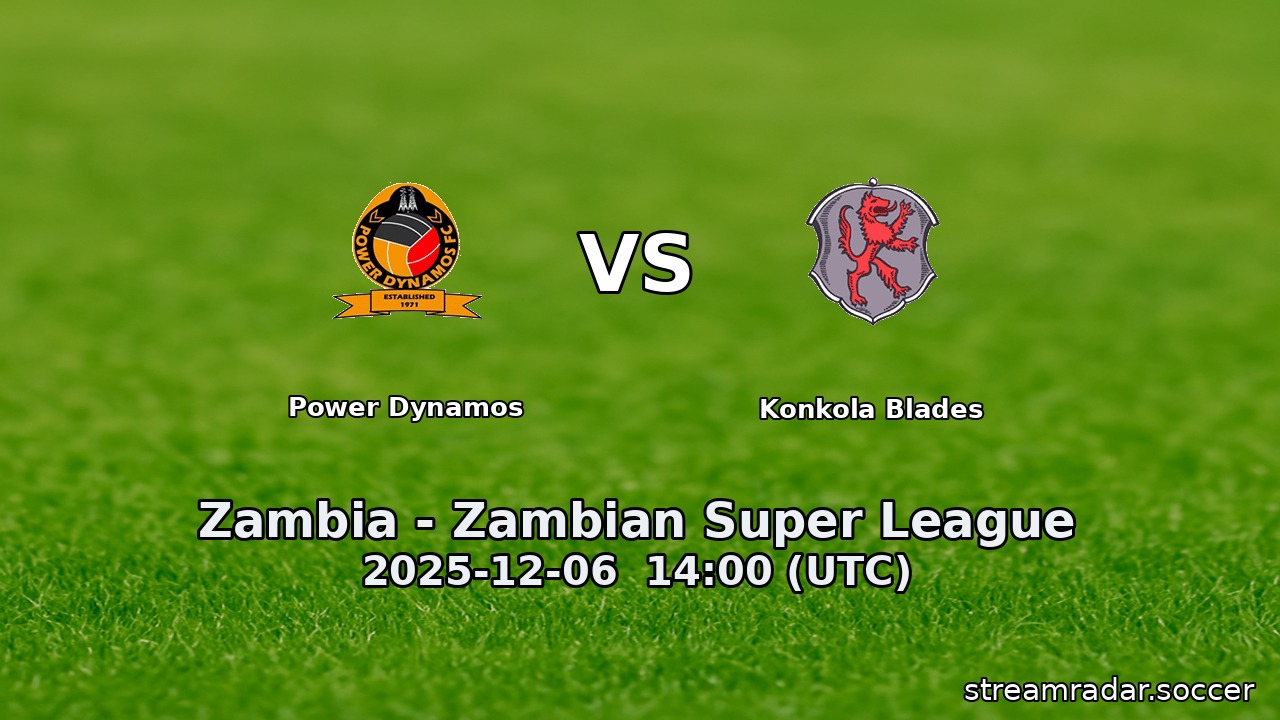 Power Dynamos vs Konkola Blades