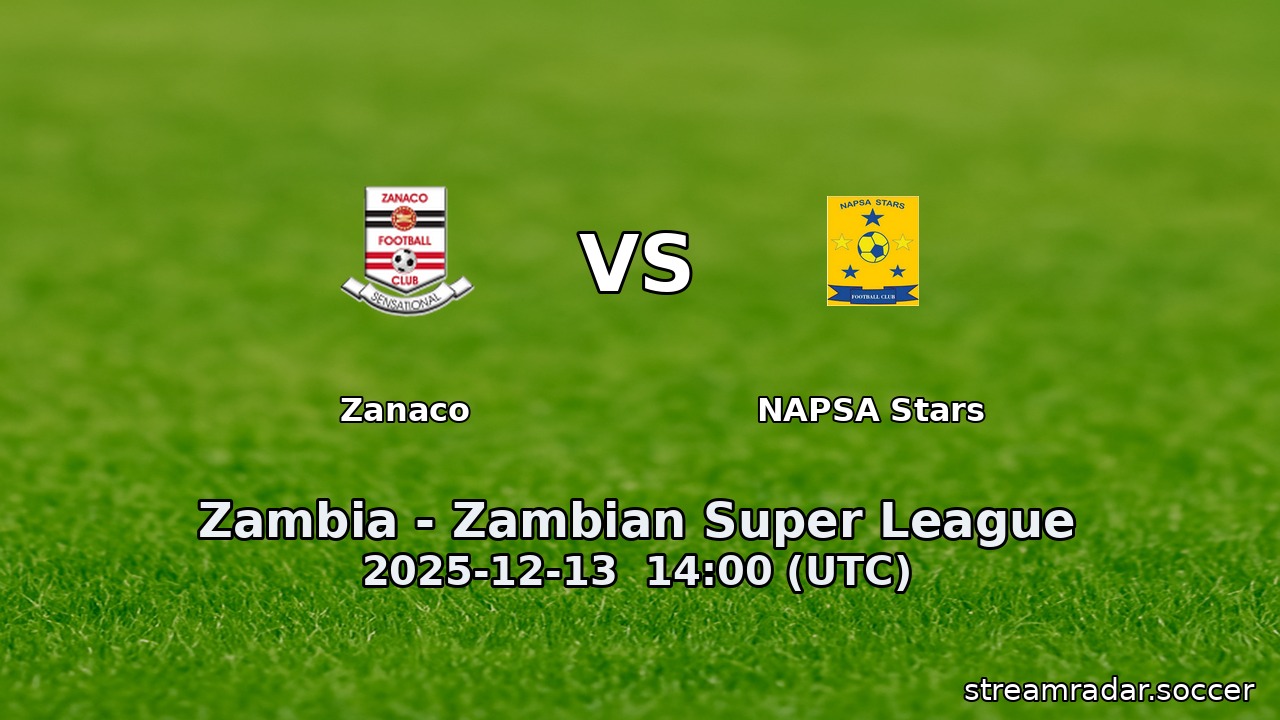 Zanaco vs NAPSA Stars