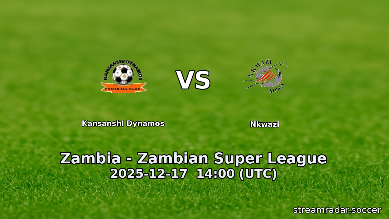 Kansanshi Dynamos vs Nkwazi
