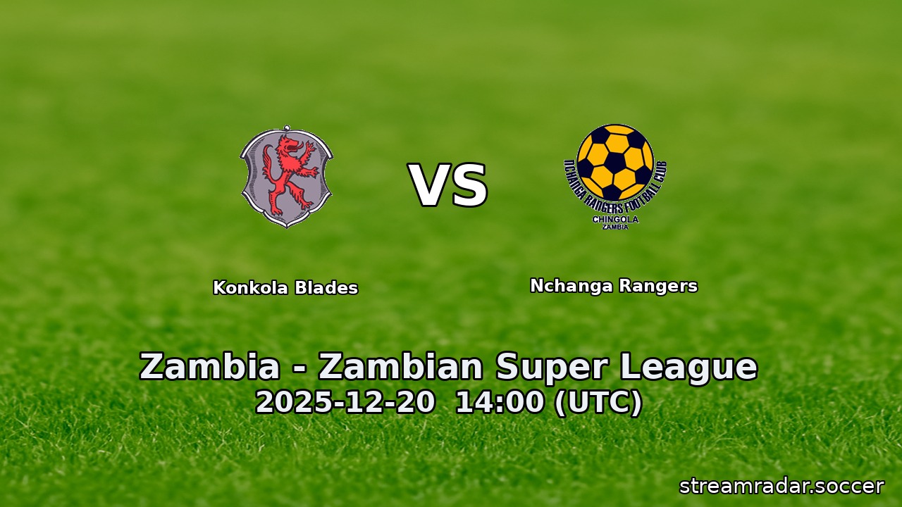 Konkola Blades vs Nchanga Rangers