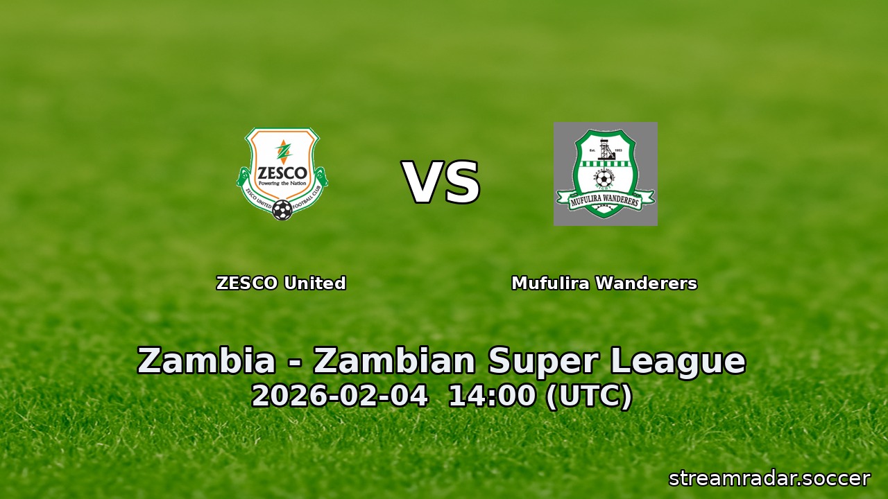 ZESCO United vs Mufulira Wanderers