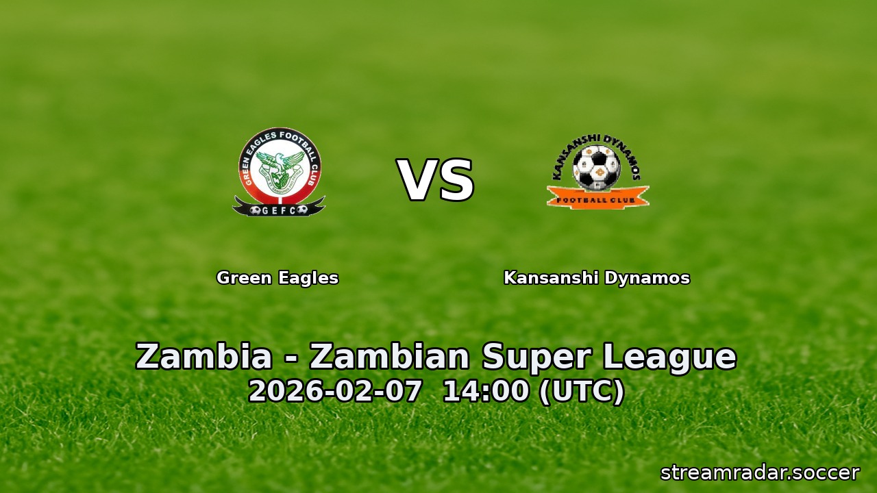 Green Eagles vs Kansanshi Dynamos