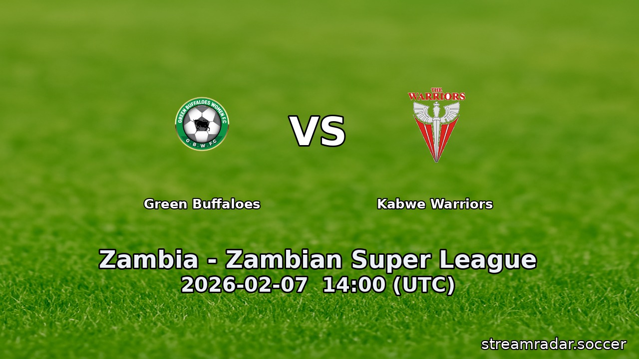 Green Buffaloes vs Kabwe Warriors
