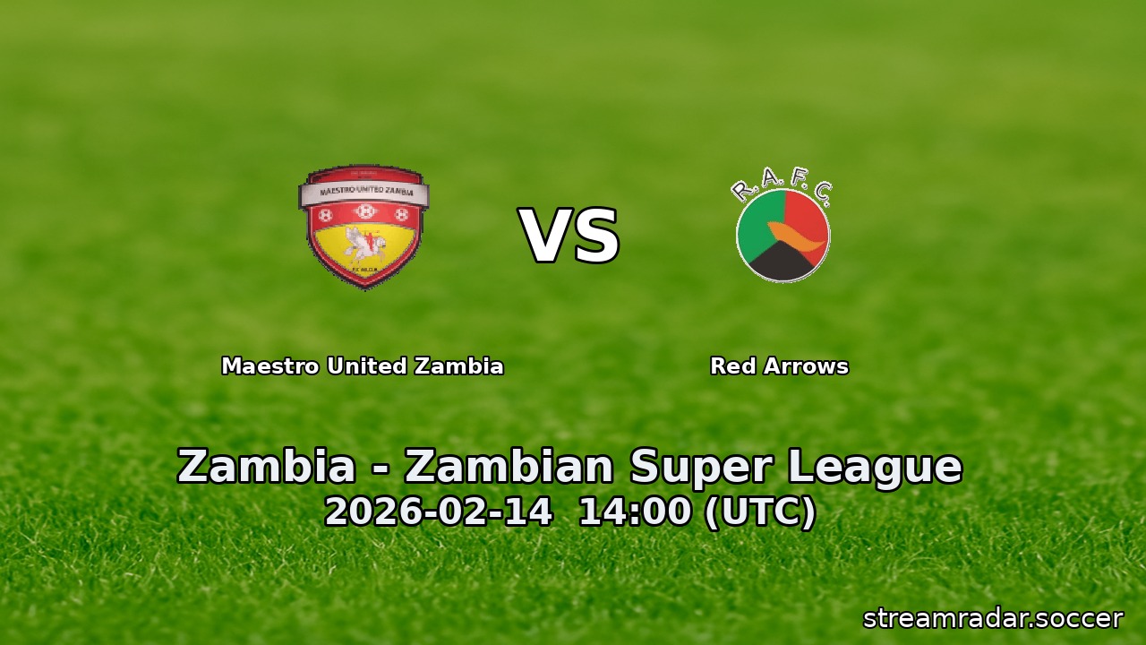 Maestro United Zambia vs Red Arrows