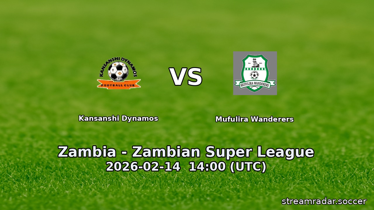 Kansanshi Dynamos vs Mufulira Wanderers