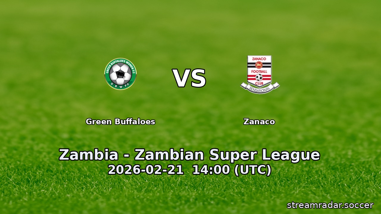 Green Buffaloes vs Zanaco