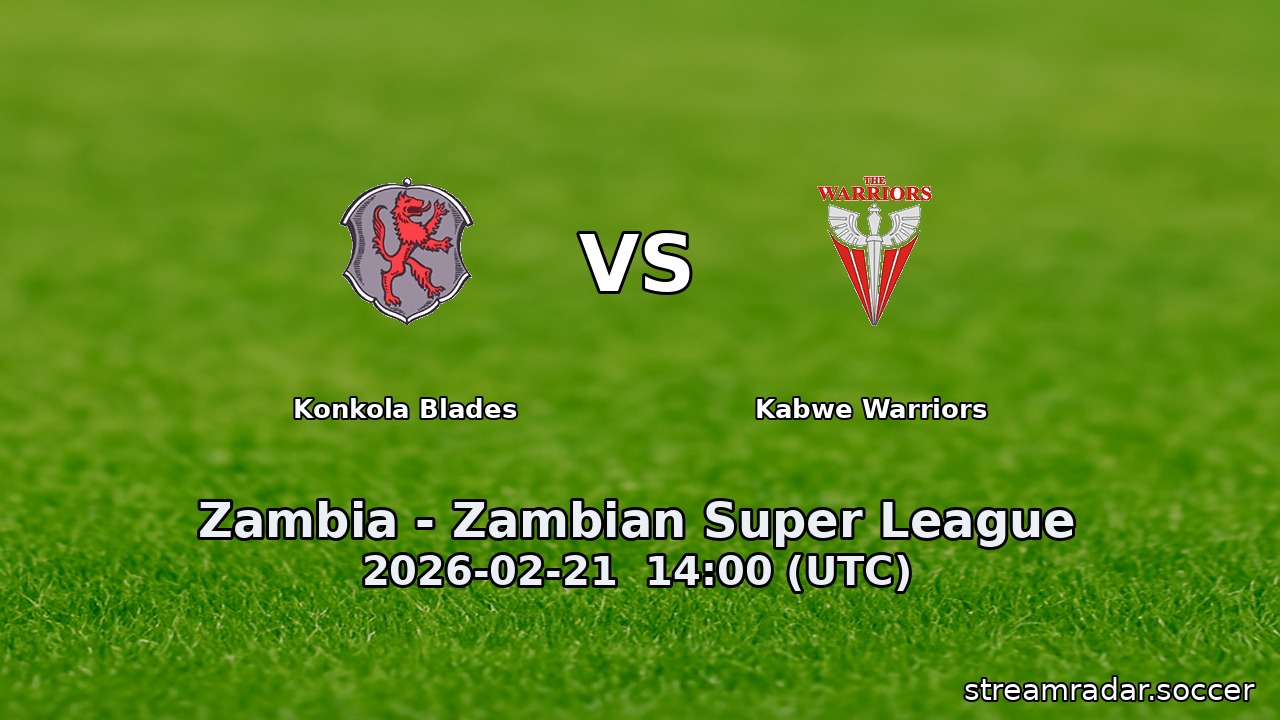 Konkola Blades vs Kabwe Warriors