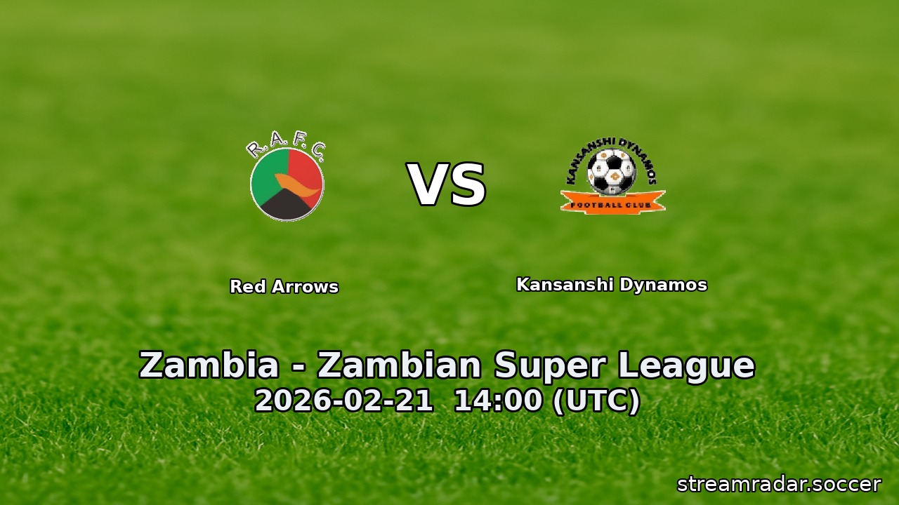 Red Arrows vs Kansanshi Dynamos