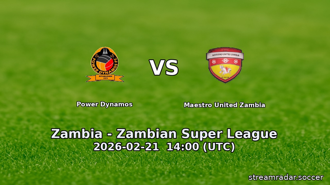 Power Dynamos vs Maestro United Zambia