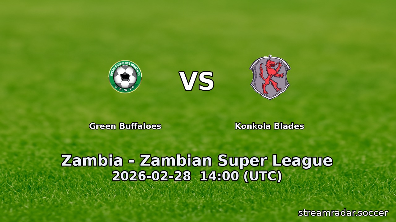 Green Buffaloes vs Konkola Blades