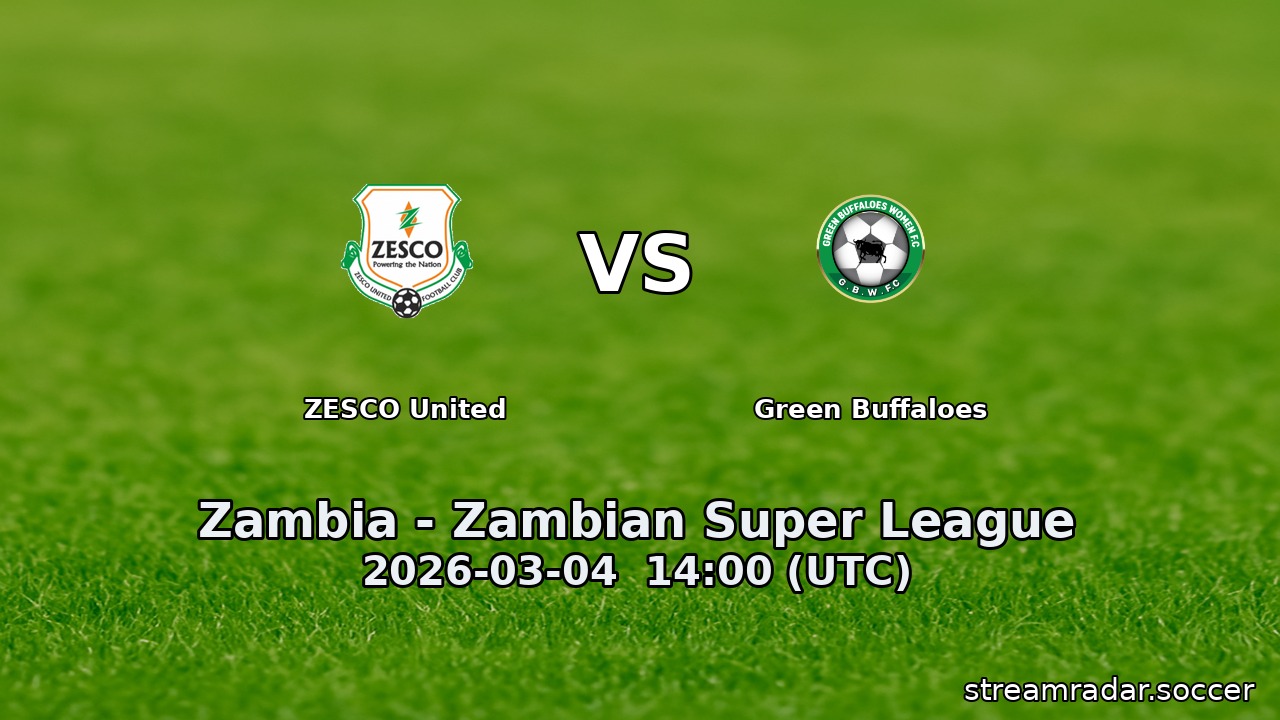 ZESCO United vs Green Buffaloes