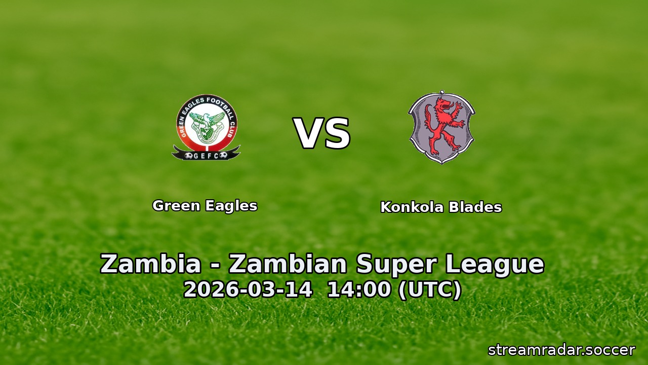 Green Eagles vs Konkola Blades