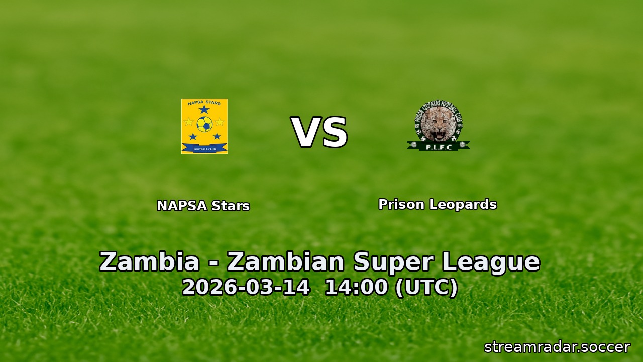 NAPSA Stars vs Prison Leopards