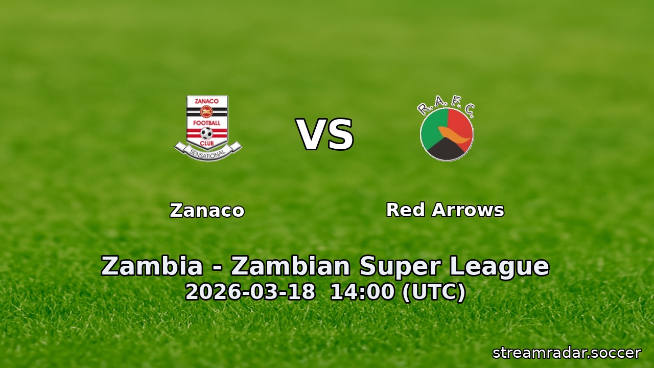 Zanaco vs Red Arrows