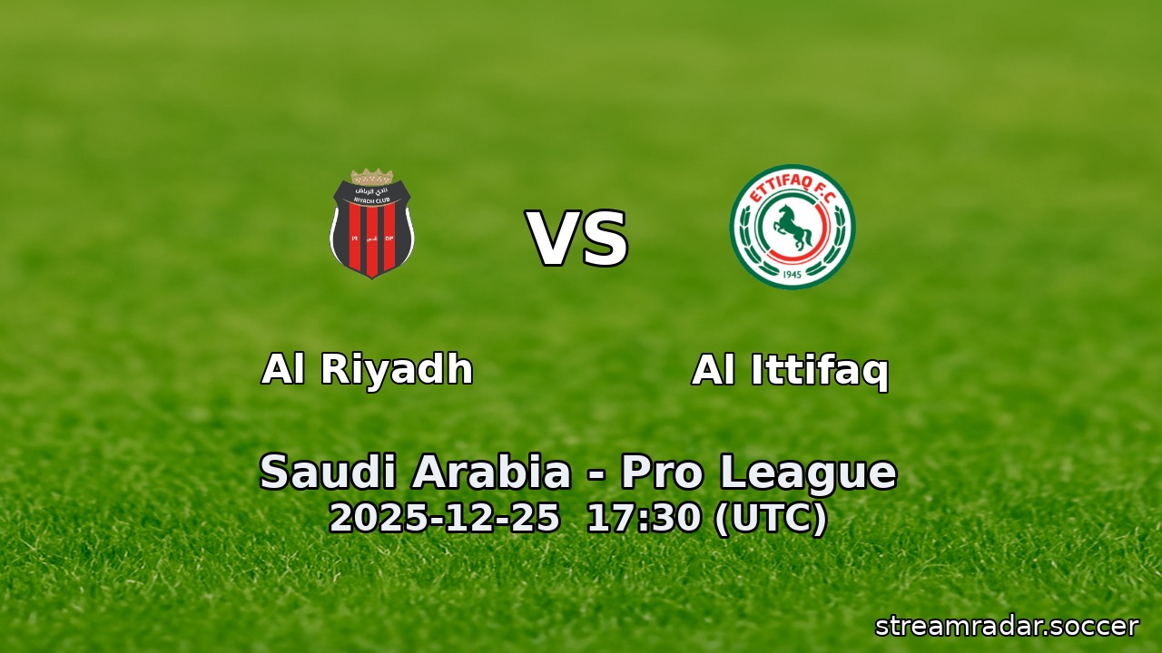 Al Riyadh vs Al Ittifaq
