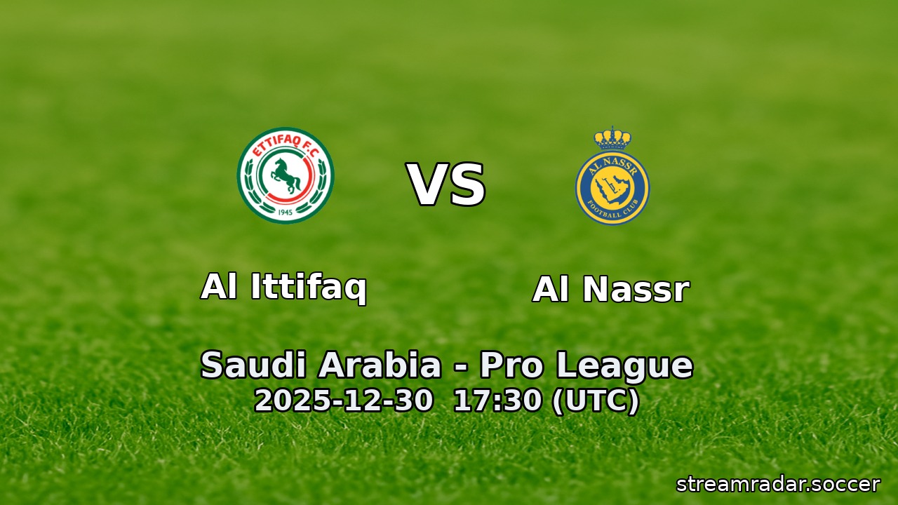 Al Ittifaq vs Al Nassr