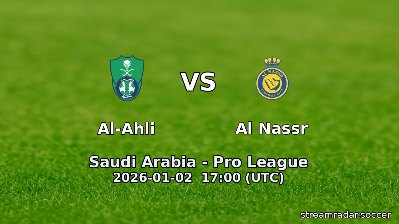 Al-Ahli vs Al Nassr