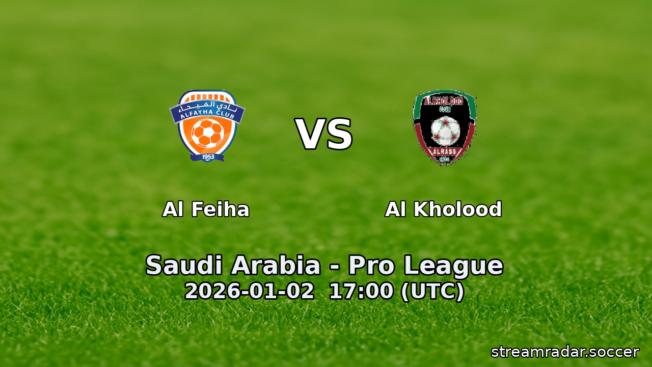 Al Feiha vs Al Kholood