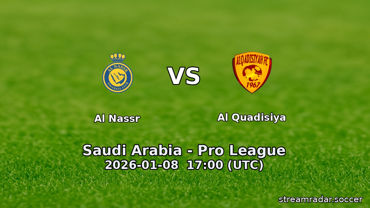 Al Nassr vs Al Quadisiya