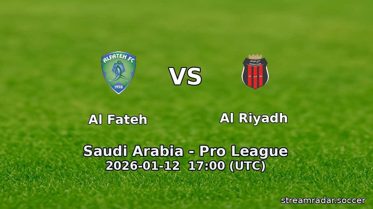 Al Fateh vs Al Riyadh