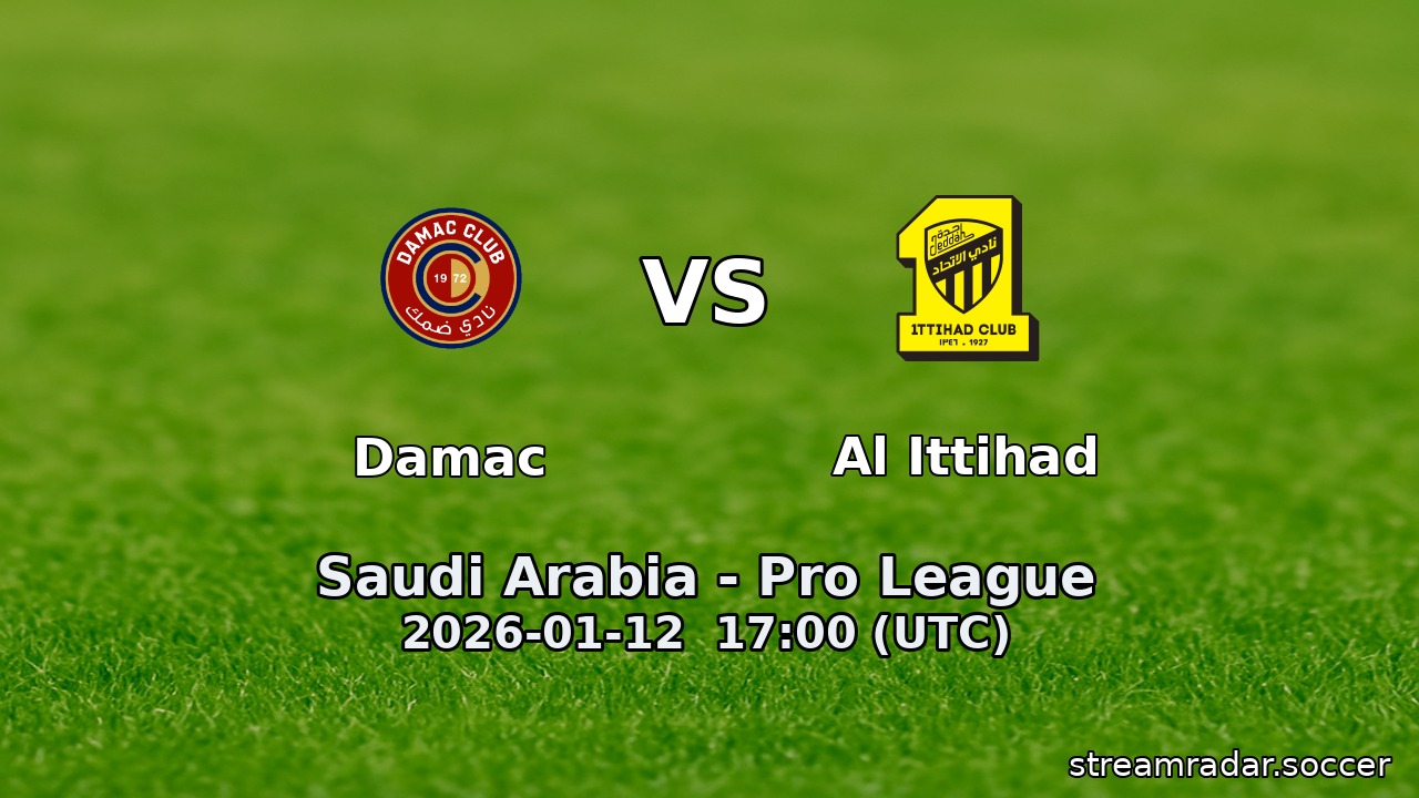 Damac vs Al Ittihad