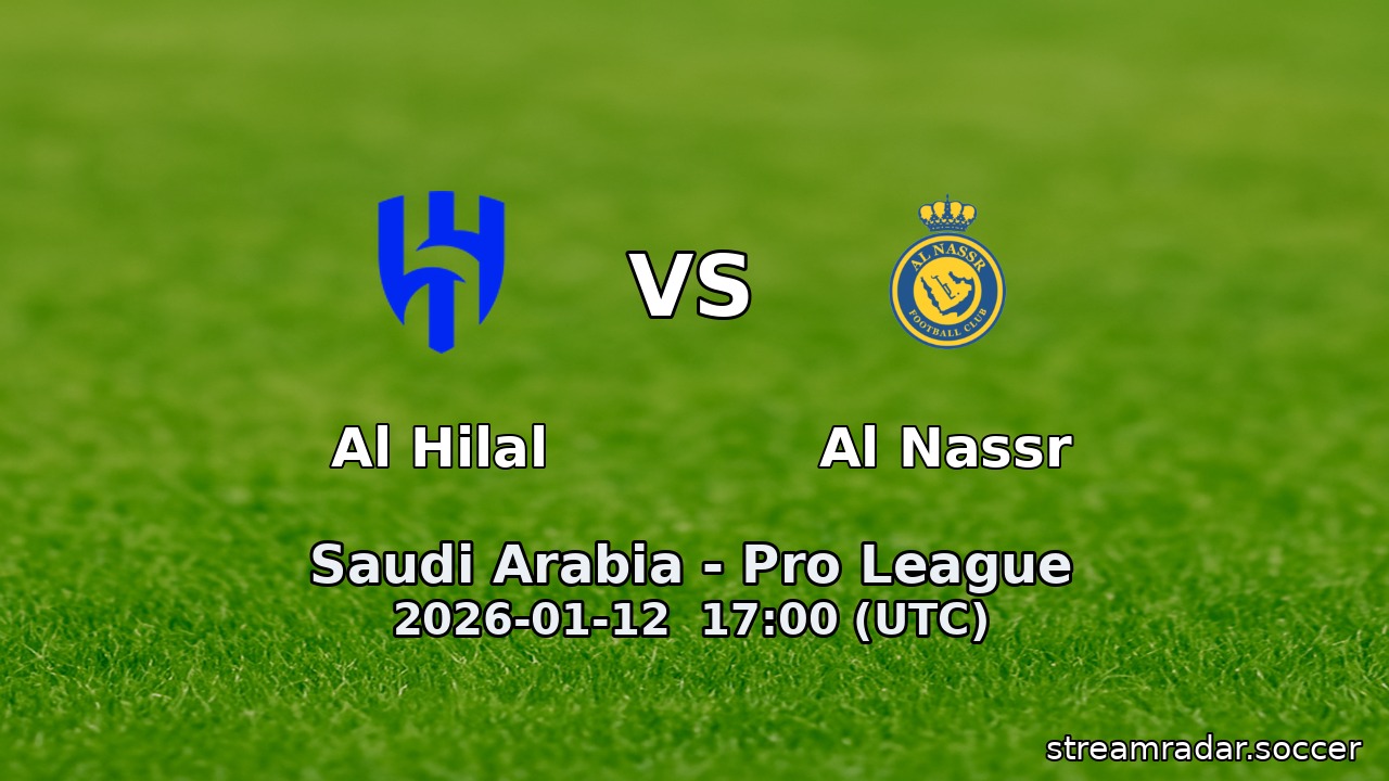 Al Hilal vs Al Nassr