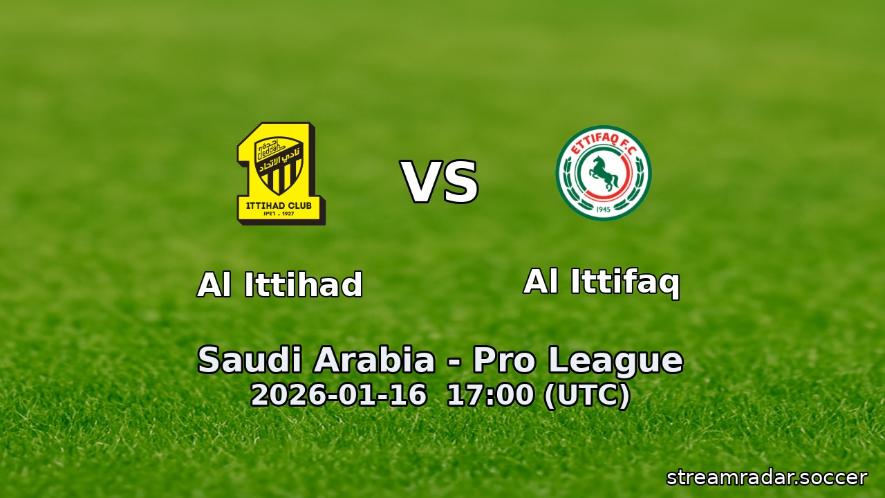 Al Ittihad vs Al Ittifaq