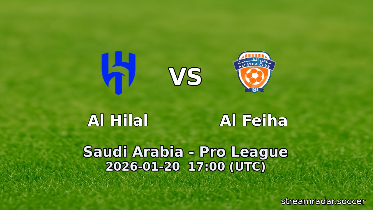 Al Hilal vs Al Feiha