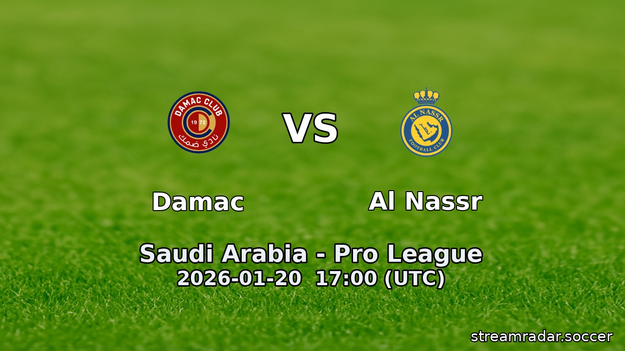 Damac vs Al Nassr