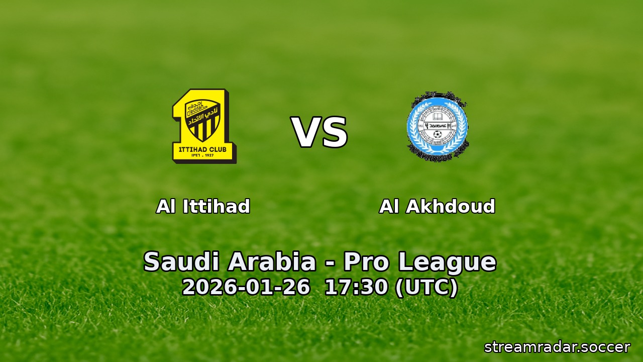 Al Ittihad vs Al Akhdoud
