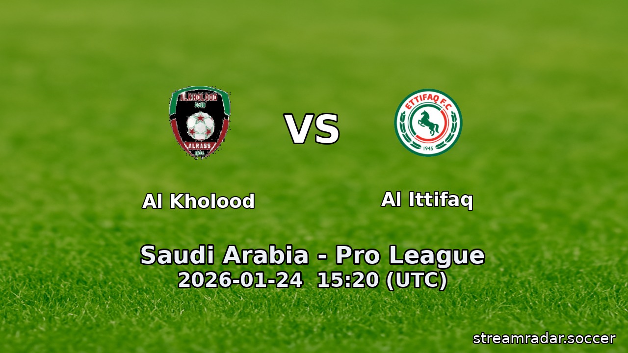 Al Kholood vs Al Ittifaq
