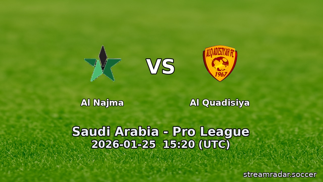 Al Najma vs Al Quadisiya