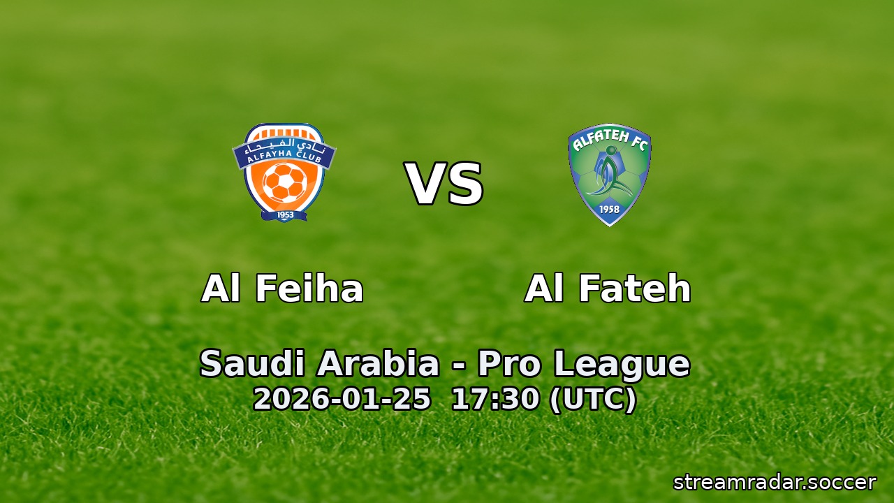 Al Feiha vs Al Fateh