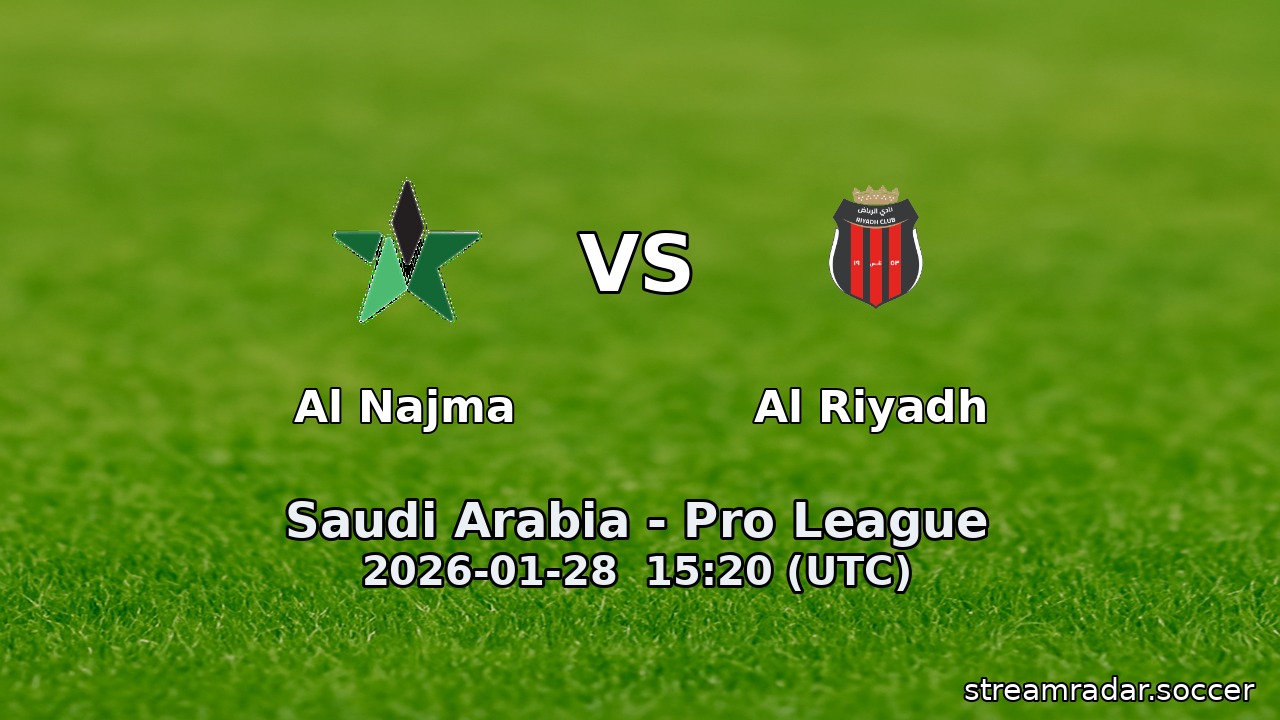 Al Najma vs Al Riyadh