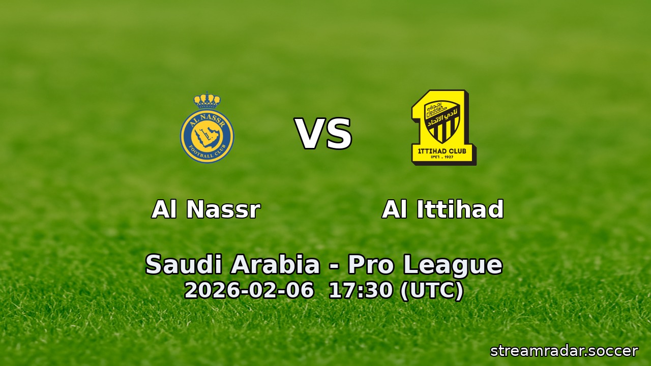Al Nassr vs Al Ittihad