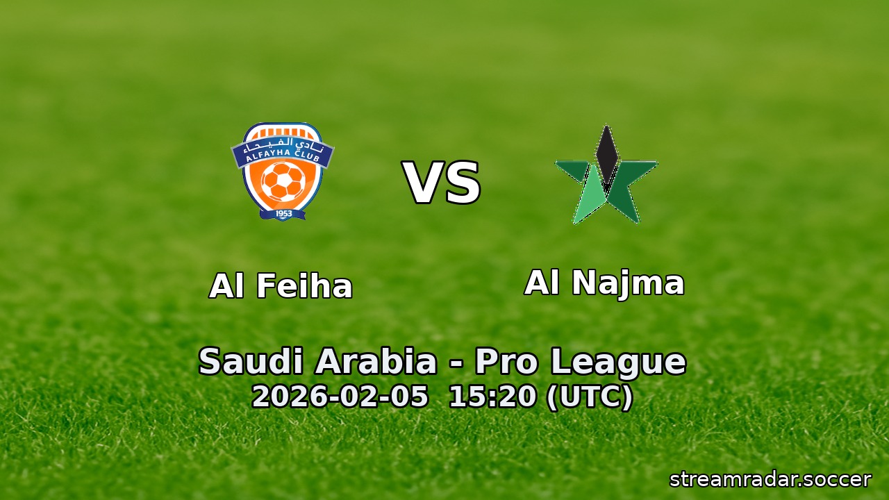 Al Feiha vs Al Najma