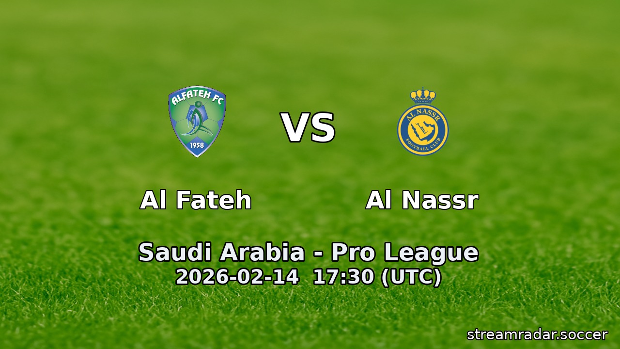 Al Fateh vs Al Nassr