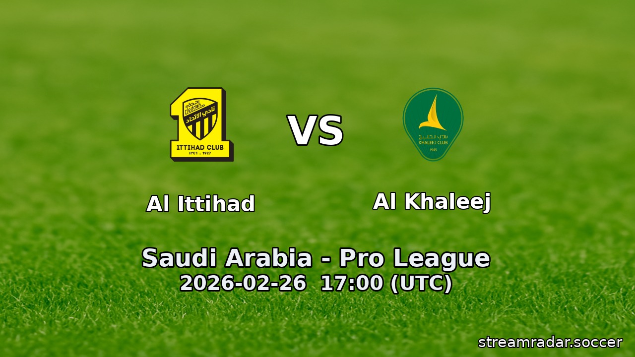 Al Ittihad vs Al Khaleej