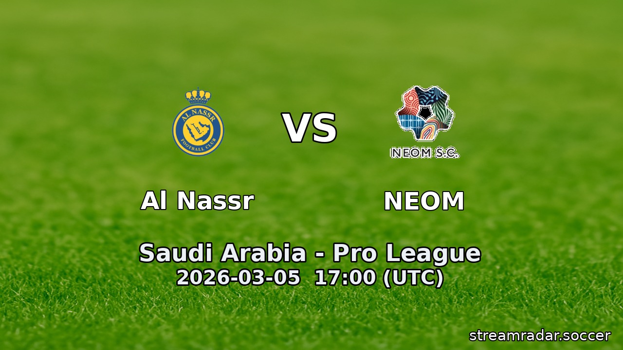 Al Nassr vs NEOM