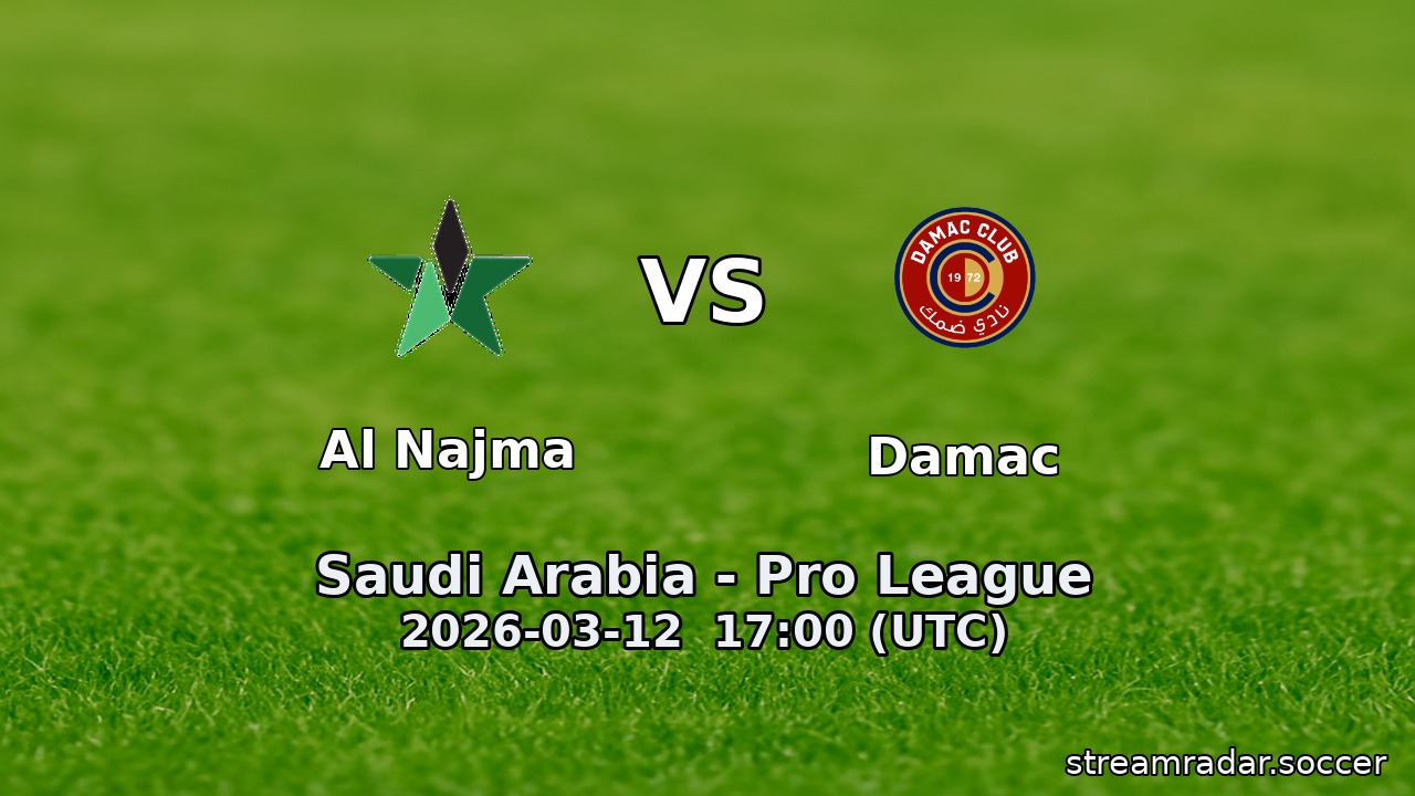 Al Najma vs Damac