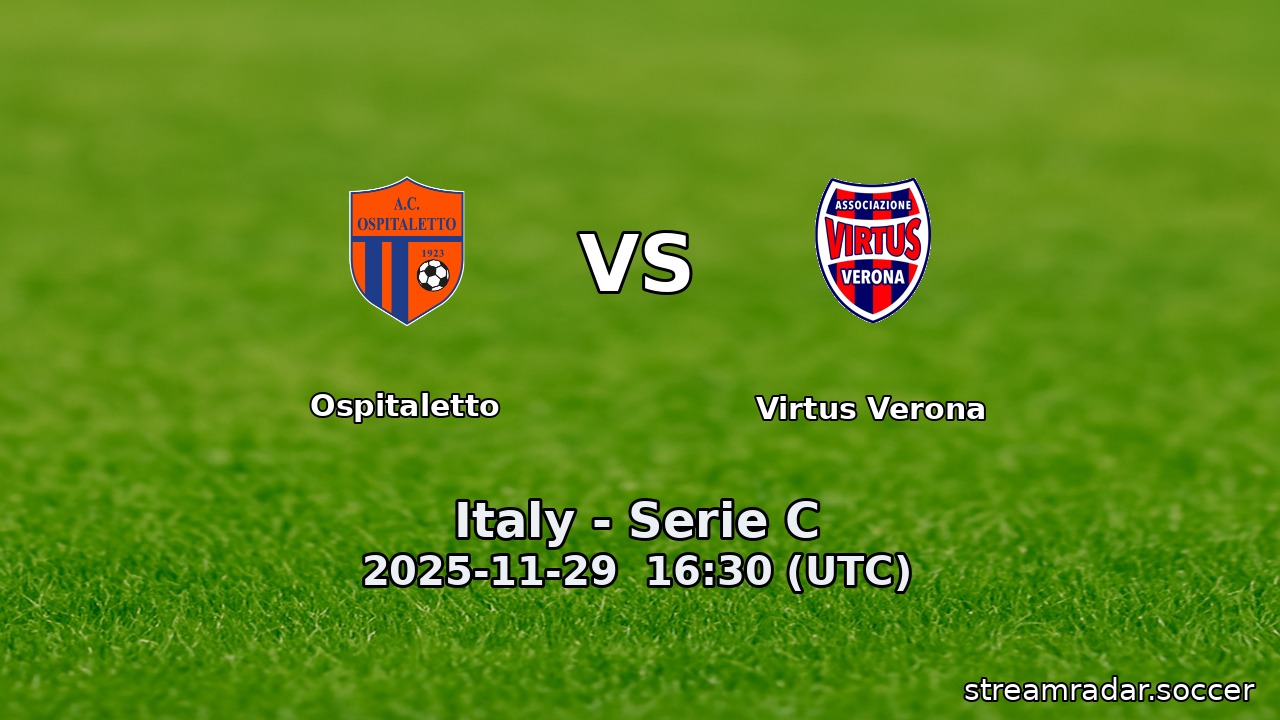 Ospitaletto vs Virtus Verona