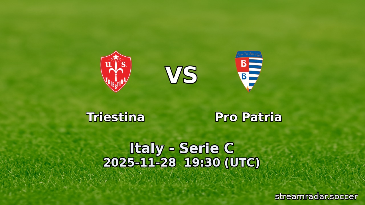 Triestina vs Pro Patria