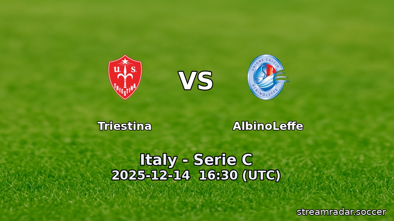Triestina vs AlbinoLeffe