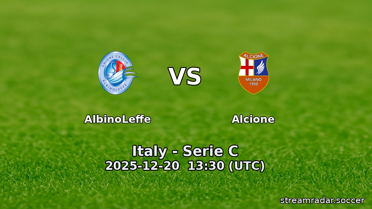 AlbinoLeffe vs Alcione