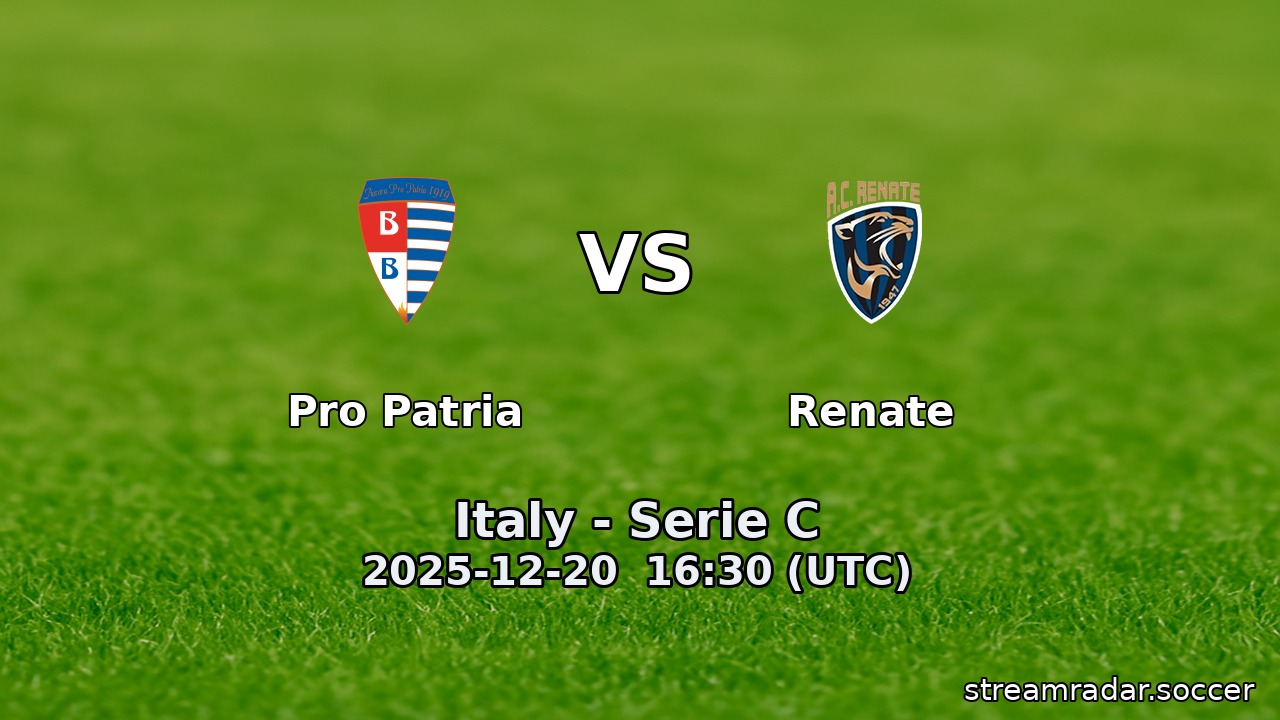 Pro Patria vs Renate