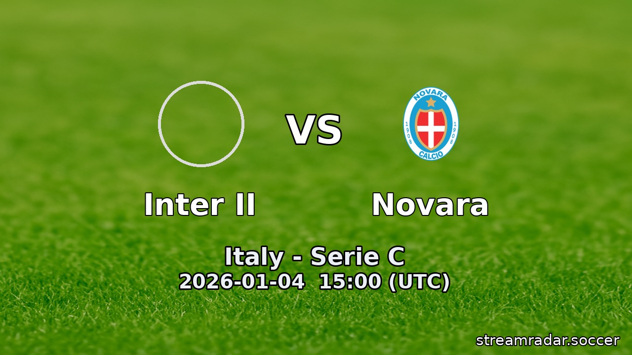 Inter II vs Novara