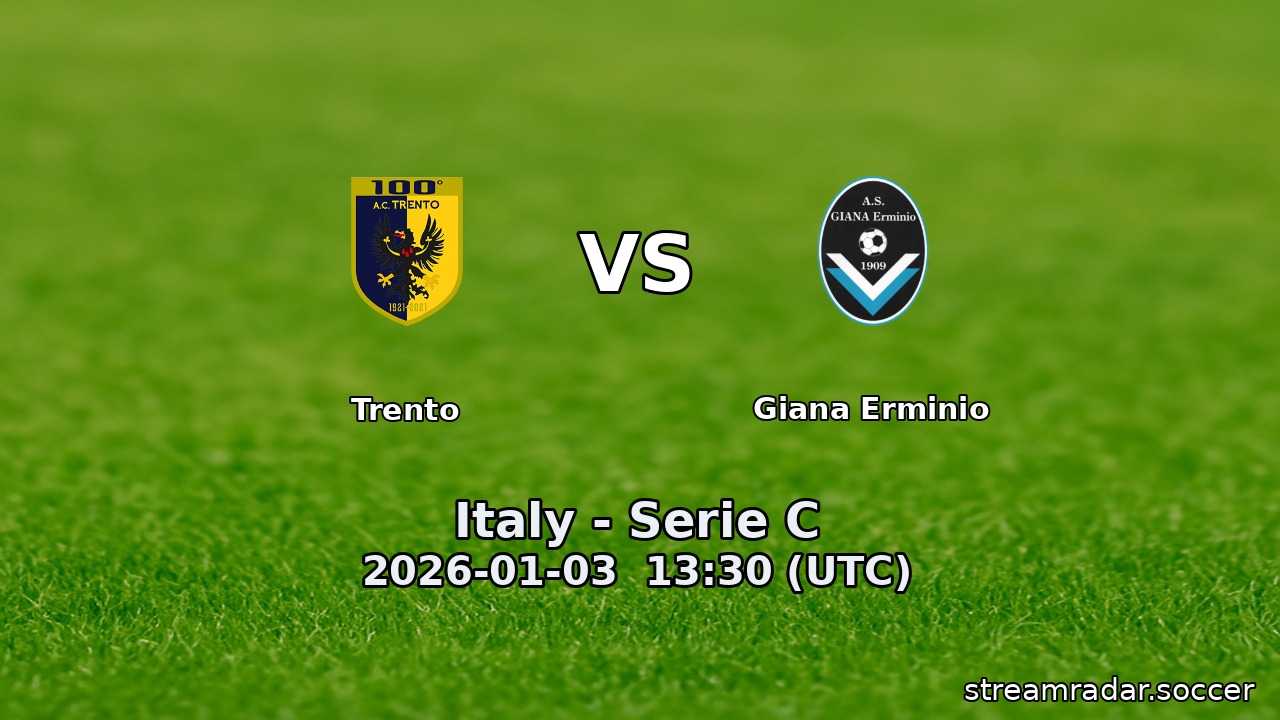 Trento vs Giana Erminio