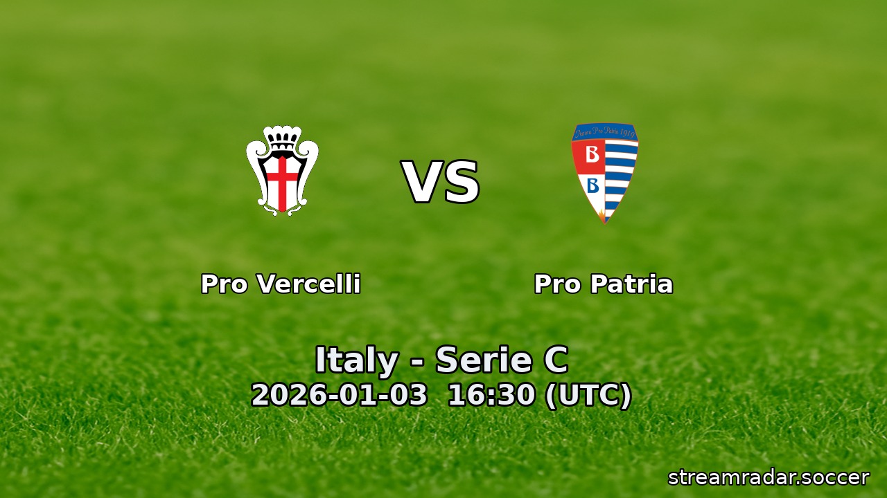 Pro Vercelli vs Pro Patria