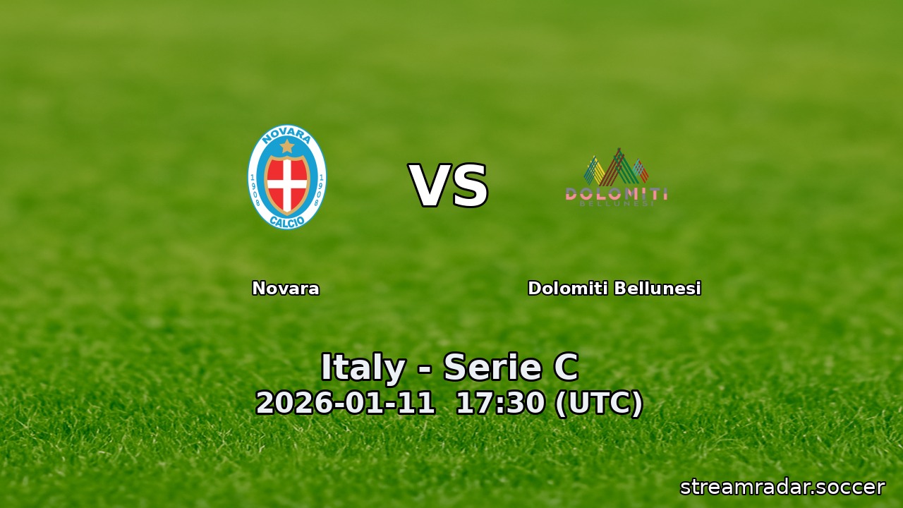 Novara vs Dolomiti Bellunesi