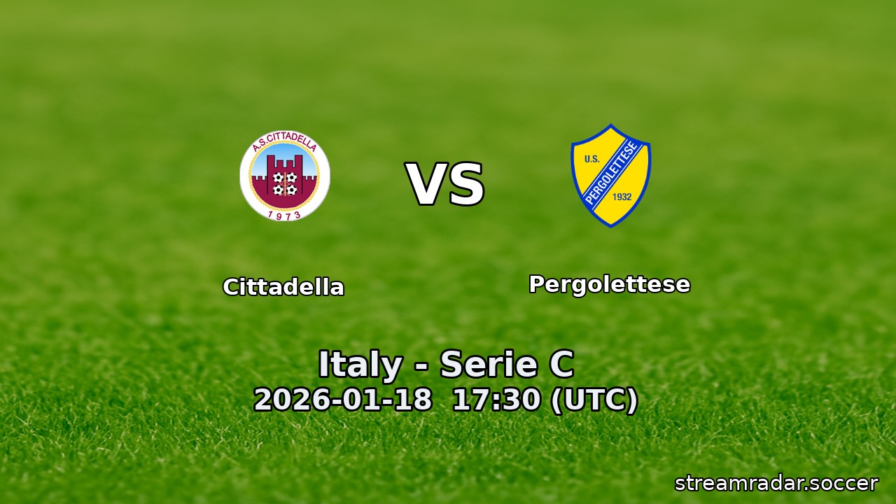 Cittadella vs Pergolettese
